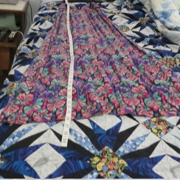 Xhilaration Bustier Maxi Dress Pink Purple Black Long Floor Length MS - Picture 7 of 8